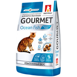 Зоогурман Gourmet Корм для взрослых кошек, Океаническая рыба