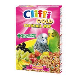 Cliffi Коктейль для волнистых попугаев: зерна, злаки, фрукты, овощи Cocktail Mix 300г