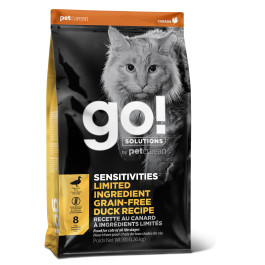 GO! SENSITIVITIES Беззерновой корм для котят и кошек с чувствительным пищеварением с Уткой
