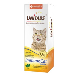 Unitabs ImmunoCat paste Паста для кошек с таурином 120мл