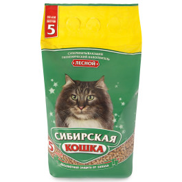 Сибирская кошка Древесный наполнитель Лесной