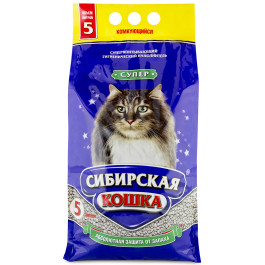 Сибирская кошка Комкующийся наполнитель Супер