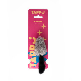 Tappi Игрушка для кошек Мышь "Саваж" из натурального меха норки с хвостом и кошачьей мятой
