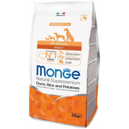 Monge Dog Speciality корм для собак всех пород Утка с рисом и картофелем 12 кг
