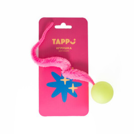 Tappi Игрушка для кошек Мяч "Нолли" с длинным хвостом
