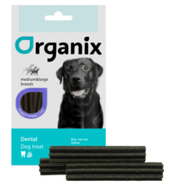Organix Палочки-зубочистки с эвкалиптом для собак средних и крупных пород 75г