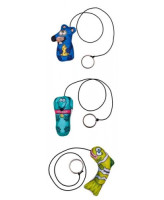 Антицарапки Игрушка для кошек Дразнилка с кольцом Таксюша, Мышь и Сардинка с валерианой 80см в ассор