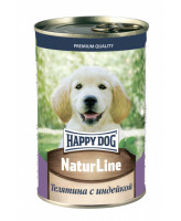 Happy Dog Nature Line консервы для щенков Телятина с индейкой 410г