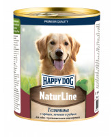 Happy Dog Nature Line консервы для собак Телятина с сердцем, печенью и рубцом 970г