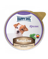 Happy Dog Nature Line паштет для собак и щенков Кролик 125г