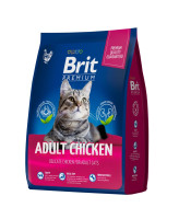 Brit Premium Chicken корм для кошек с курицей