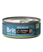 Brit Premium by Nature консервы с курицей и цукини для собак мелких пород 100г