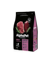 AlphaPet Superpremium Сухой корм для взрослых кошек с говядиной и печенью