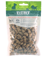TiTBiT Подушечки с обсыпкой из рубца говяжьего для собак Золотая коллекция 80 г