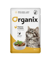 Organix Паучи для котят Курица в соусе 85г