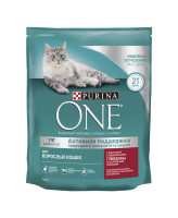 Purina ONE корм для взрослых кошек с говядиной и цельными злаками
