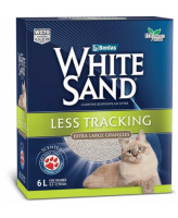White Sand комкующийся наполнитель "Не оставляющий следов" с крупными гранулами, Lass Tracking