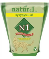 №1 Naturel Комкующийся натуральный наполнитель Кукурузный 17,5л