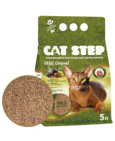 CAT STEP Olive Original комкующийся растительный наполнитель 5л