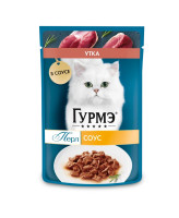 Гурмэ Перл консервы для кошек, с уткой в соусе 75г