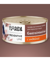 FLORIDA Gastrointestinal для кошек Поддержание здоровья пищеварительной системы, с индейкой 100г