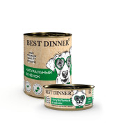 Best Dinner High Premium Holistic Крупные волокна в желе Натуральный ягненок для собак и щенков