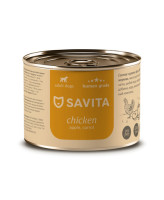 SAVITA консервы для собак Курица с яблоком и морковью