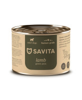 SAVITA консервы для собак Ягненок с зеленым горошком