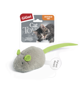 GiGwi Игрушка для кошек Мышка со звуковым чипом 6см,