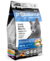 ProBalance Hair&Beauty Корм для кошек для красоты шерсти и здоровья кожи