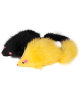 Triol Игрушка для кошек Мышь цветная, 70-75мм (набор 3шт)