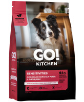 GO! KITCHEN SENSITIVITIES Grain Free Корм для собак и щенков Лосось и морская рыба с овощами