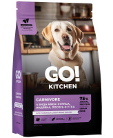 GO! KITCHEN CARNIVORE Grain Free Корм для пожилых собак 4 вида мяса: курица, индейка, лосось, утка