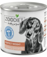 ZOODIET Perfect Weight консервы для собак идеальный вес Желудочки индюшиные 240г