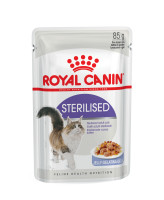 Royal Canin Sterilised консервы для стерилизованных кошек кусочки в желе 85г
