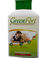 GreenFort БиоШампунь от блох для кошек, собак и кроликов 380мл