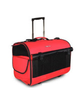 TRIOL Сумка-чемодан на колесах  красный с черным 45*34*53см