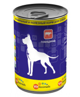 VitAnimals консервы для собак Говядина