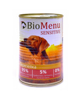 BioMenu Sensitive консервы для собак Перепелка 410г