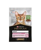 Pro Plan  консервы для кошек с чувствит. пищеварением, кусочки в соусе ягненок 85г Delicate, пауч