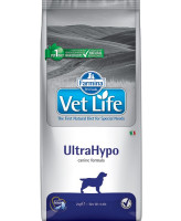 Farmina Vet Life UltraHypo Диета для собак при пищевой аллергии и непереносимости, атопии