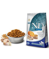 Farmina N&D Low Grain Низкозерновой корм для собак средних/крупных пород Треска, апельсин, спельта, овес