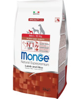 Monge Dog Speciality Mini корм для собак мелких пород Ягненок рис и картофель 7,5кг