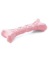 Triol Игрушка для собак Косточка розовая литая 10,5см