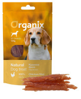 Organix Лакомство для собак "Нарезка из куриного филе" (100% мясо) 100г