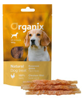 Organix Лакомство для собак "Твистеры куриные" (100% мясо) 100г