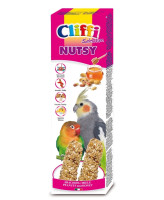 Cliffi Палочки с арахисом и медом для длиннохвостых попугаев Sticks Nutsy 150г