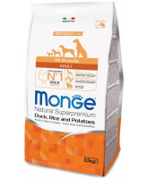 Monge Dog Speciality корм для собак всех пород Утка с рисом и картофелем 12 кг