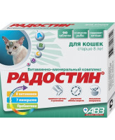 Радостин Витаминно-минеральный комплекс для кошек старше 8 лет 90таб.