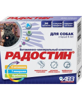 Радостин Витаминно-минеральный комплекс для собак старше 6 лет 90таб.